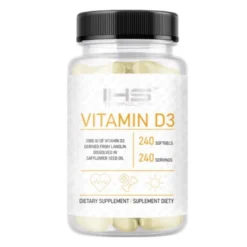 IRON HORSE Witamina D3 2000IU 240 softgels.