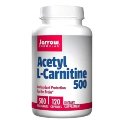 JARROW FORMULAS Acetyl L-Carnitine 500 mg 120 veg caps.