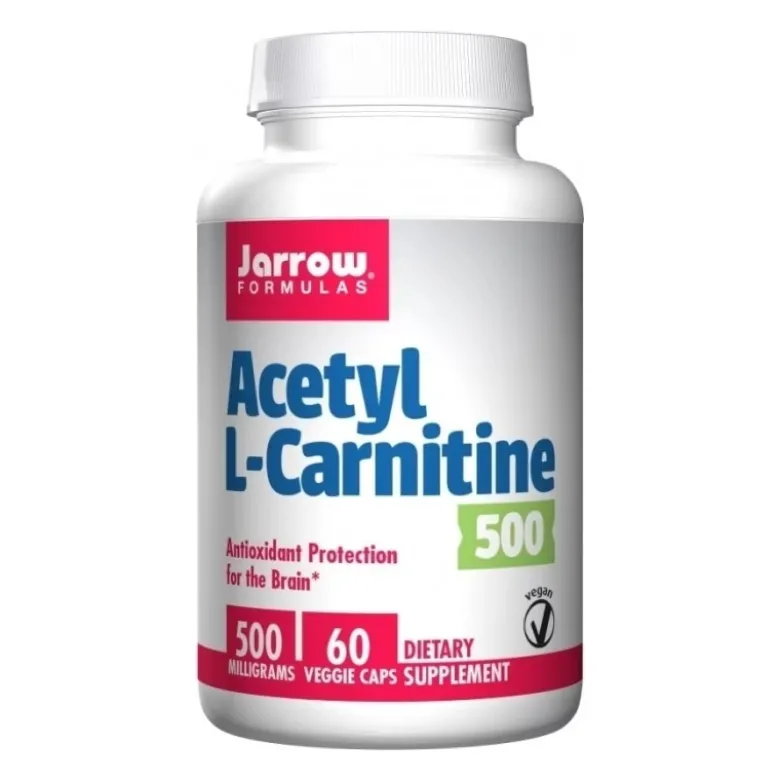JARROW FORMULAS Acetyl L-Carnitine 500 mg 60 veg caps.