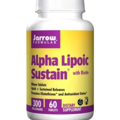 JARROW FORMULAS ALA Sustain 300 mg & Biotin 60 tabs.