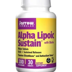 JARROW FORMULAS ALA Sustain 300 mg & Biotin 30 tabs.