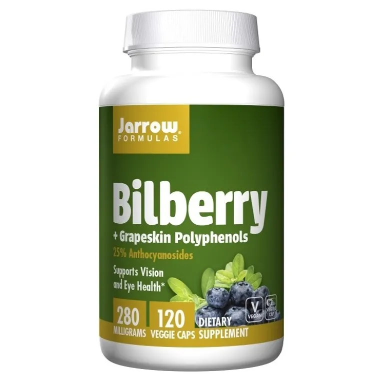 JARROW FORMULAS Billberry+Grapeskin Polyp. 120 veg caps.