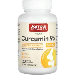 JARROW FORMULAS Curcumin 95 500 mg 120 veg caps.
