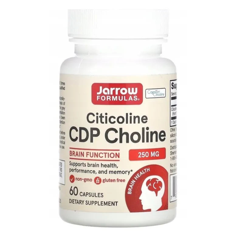 JARROW FORMULAS Cytykolina (CDP Cholina - Cognizin) 250 mg 60 caps.