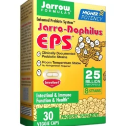 JARROW FORMULAS Dophilus EPS 25 Bilion 30 veg caps.