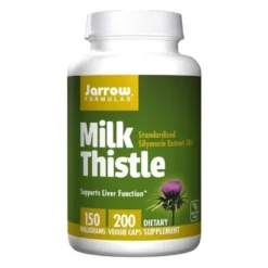 JARROW FORMULAS Milk Thistle 150 mg 200 veg caps.