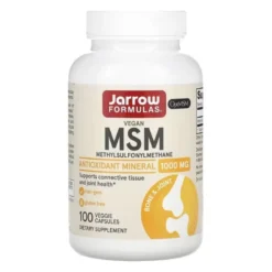 JARROW FORMULAS MSM 1000 mg 100 veg caps.