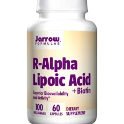 JARROW FORMULAS R-ALA + Biotin 60 veg caps.