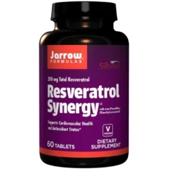 JARROW FORMULAS Resveratrol Synergy 200 mg 60 tabs.