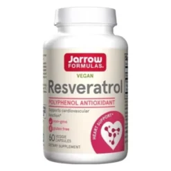 JARROW FORMULAS Resveratrol 100 mg 120 veg caps.