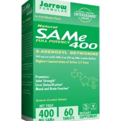 JARROW FORMULAS SAMe 400 mg 60 tabs.