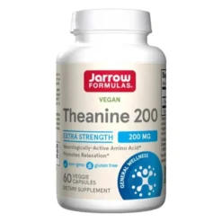 JARROW FORMULAS Theanine 200 mg 60 veg caps.