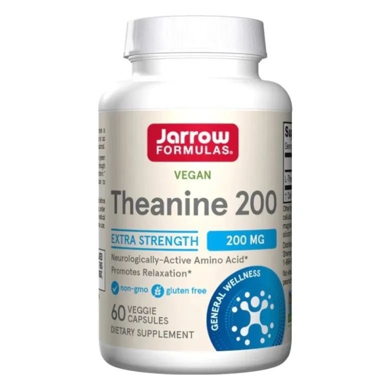 JARROW FORMULAS Theanine 200 mg 60 veg caps.