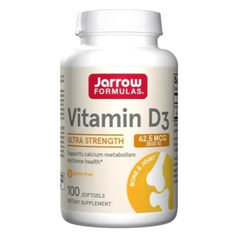 JARROW FORMULAS Witamina D3 2500IU 100 softgels