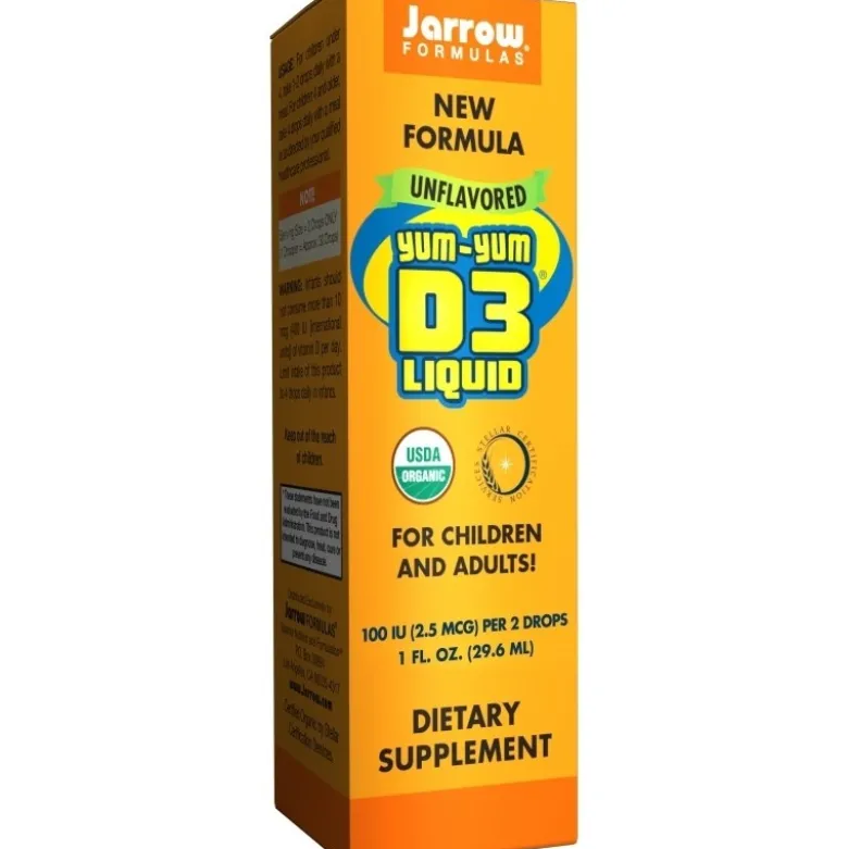 JARROW FORMULAS Yum Yum Witamina D3 Liquid 29,6 ml