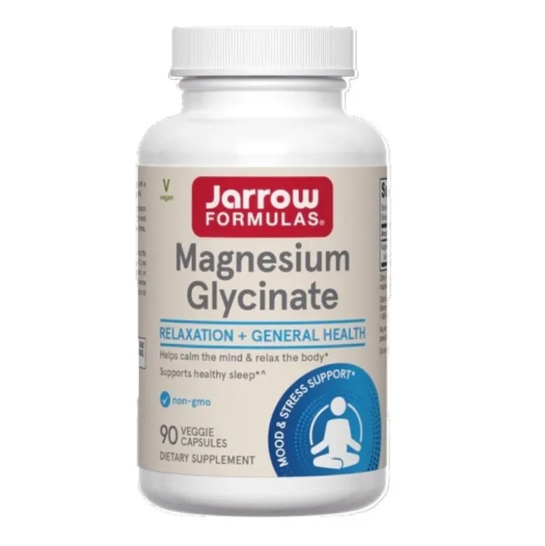 JARROW Magnesium Glycinate 90 veg caps.
