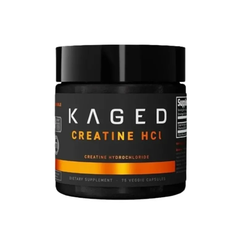 KAGED MUSCLE Creatine C-HCl 75 veg caps.