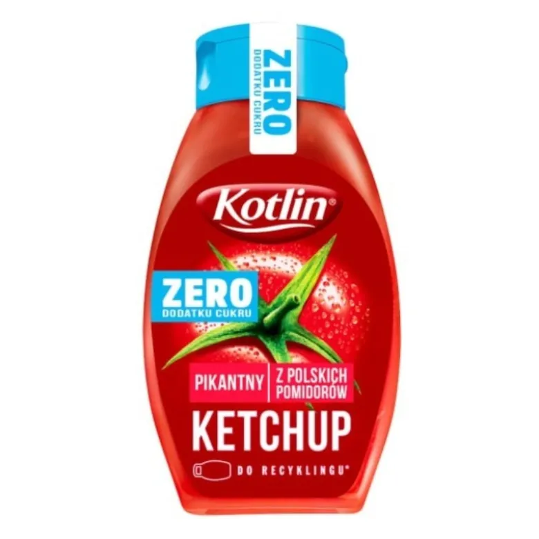 KOTLIN Ketchup Pikantny 420 g Zero Cukru