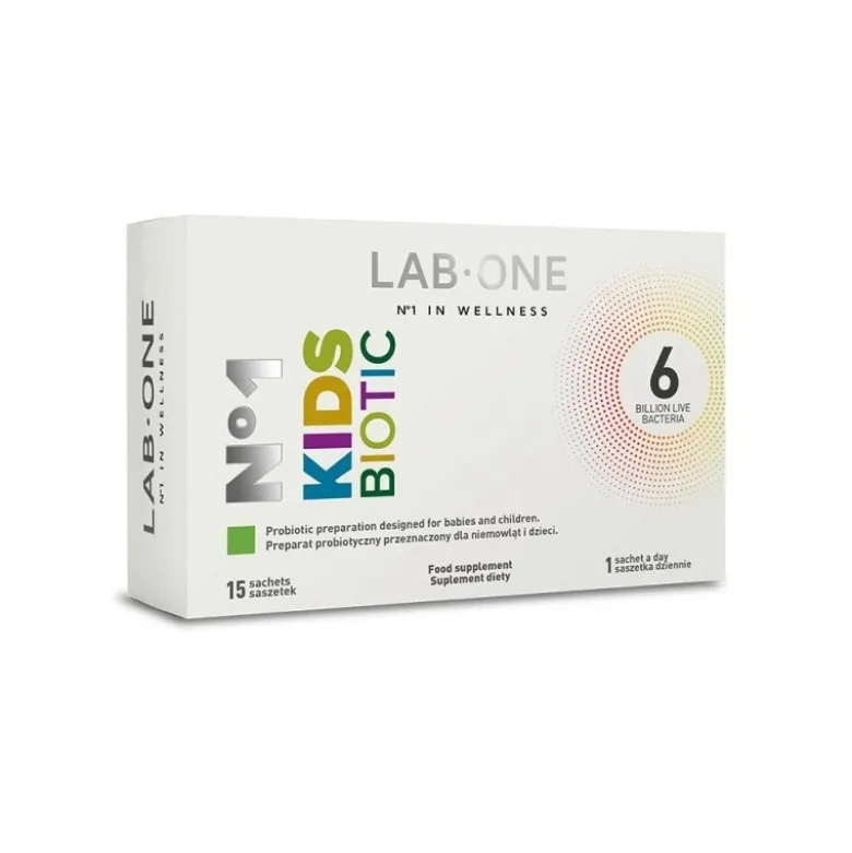 LAB ONE N1 KidsBiotic 15 sasz.