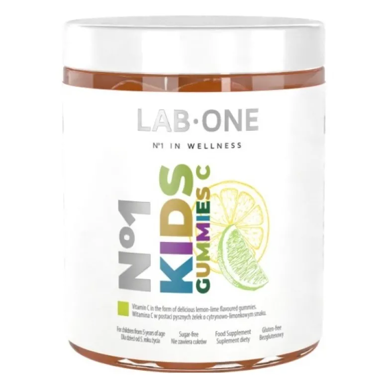 LAB ONE N1 Kids Gummies C 60 gummies Cytryna-Limonka