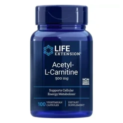 LIFE EXTENSION ALC 500 mg 100 veg caps.