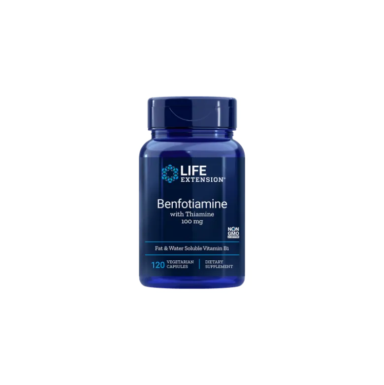 LIFE EXTENSION Benfotiamine 100 mg 120 veg caps.