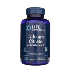 LIFE EXTENSION Calcium Citrate Vitamin D 200 caps.
