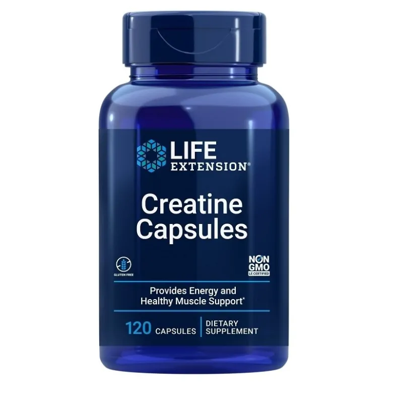 LIFE EXTENSION Creatine Capsules 120 caps.