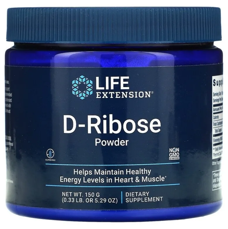 LIFE EXTENSION D-Ribose Powder 150 g