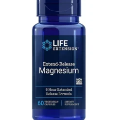 LIFE EXTENSION Extended Release Magnesium 60 veg caps.