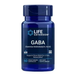 LIFE EXTENSION GABA 100 mg 60 veg caps.