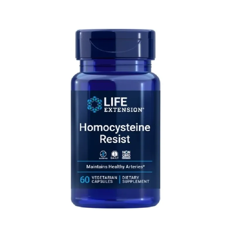 LIFE EXTENSION Homocysteine Resist 60 veg caps.
