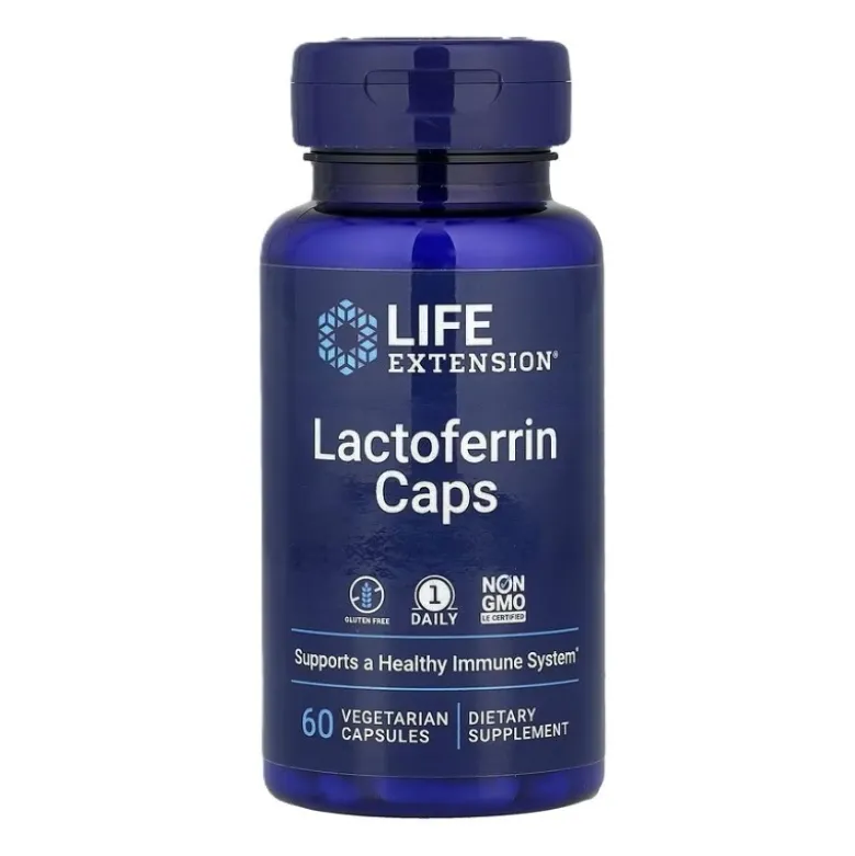 LIFE EXTENSION Lactoferrin Caps 60 veg caps.