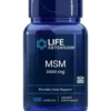 LIFE EXTENSION MSM 1000 mg 100 caps.