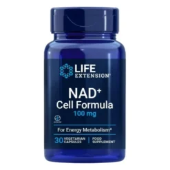 LIFE EXTENSION NAD+ Cell Formula 100 mg 30 veg caps.