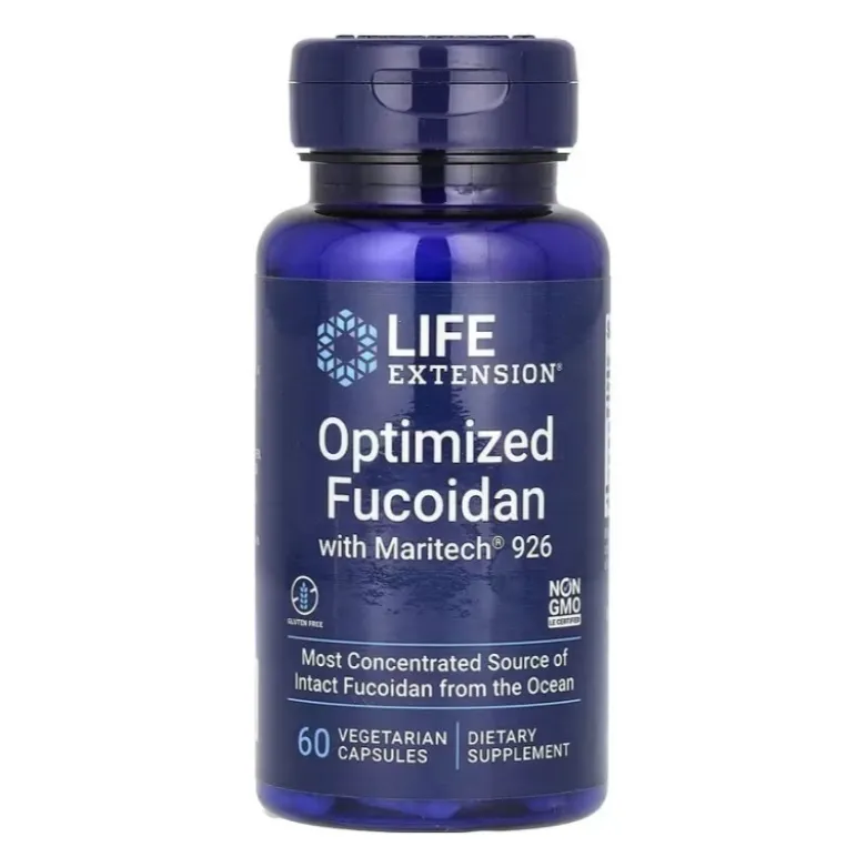 LIFE EXTENSION Optimized Fucoidan with Maritech 926 60 veg caps.