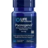 LIFE EXTENSION Pycnogenol French Maritime Pine Bark Extract 100 mg 60 veg caps.