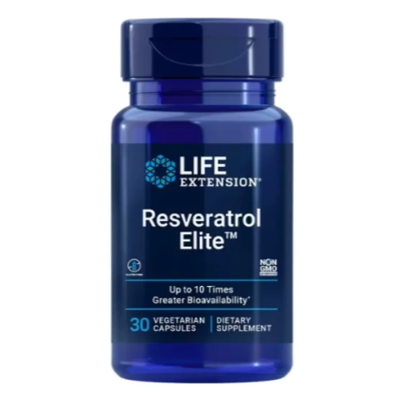 LIFE EXTENSION Resveratrol Elite™ 30 veg caps.