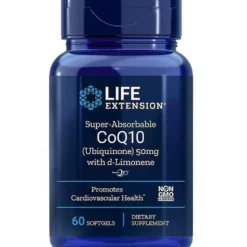 LIFE EXTENSION Super Absorbable CoQ10 with d-Limonene 50 mg 60 softgels