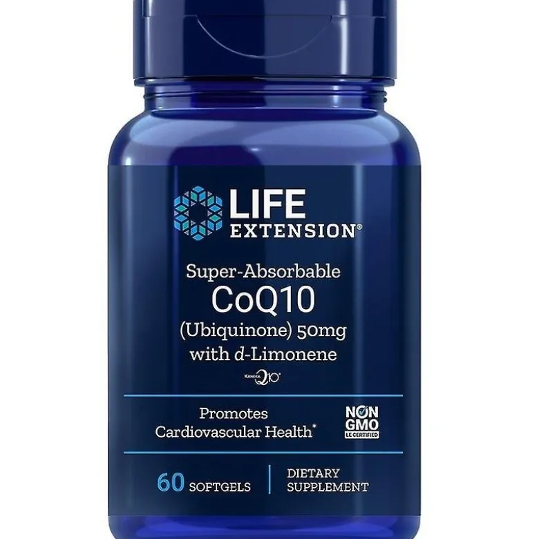 LIFE EXTENSION Super Absorbable CoQ10 with d-Limonene 50 mg 60 softgels