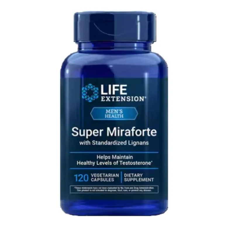 LIFE EXTENSION Super Miraforte with Standarized Lignans 120 veg caps.