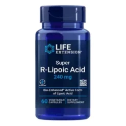LIFE EXTENSION Super R-Lipolic Acid 240 mg 60 veg caps.