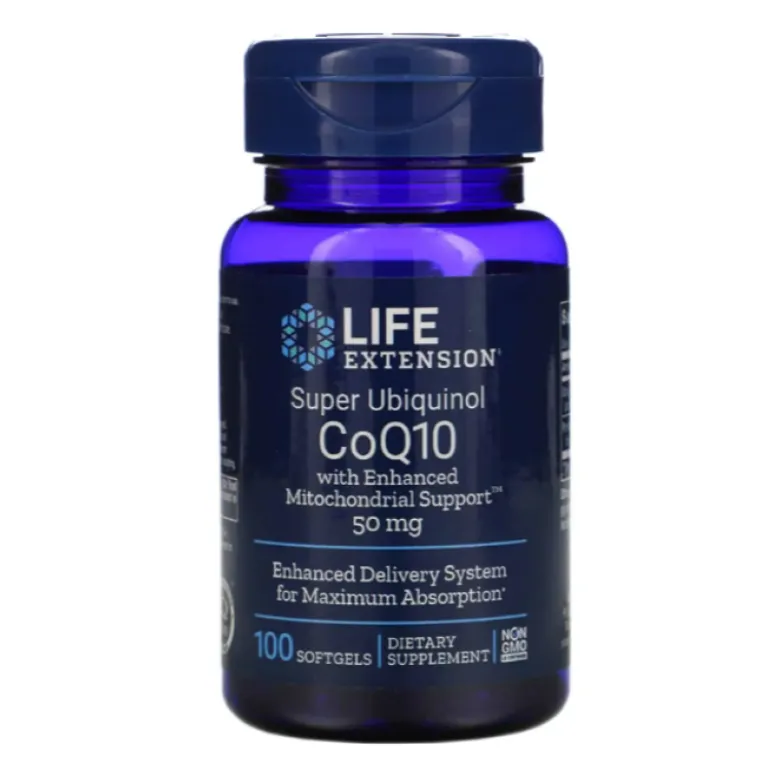 LIFE EXTENSION Super Ubiquinol CoQ10 With Enhanced Mitochondrial Support 100 mg 30 softgels
