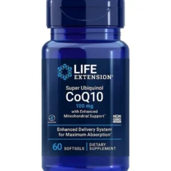 LIFE EXTENSION Super Ubiquinol CoQ10 100 mg Mitochondrial Support 60 softgels