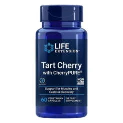 LIFE EXTENSION Tart Cherry With CherryPURE 60 vege caps.
