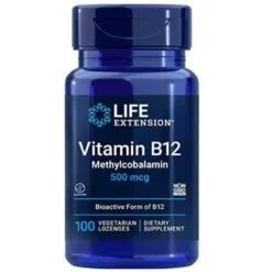 LIFE EXTENSION Vitamin B12 Methylcobalamin 500 mcg 100 vegetarian lozenges