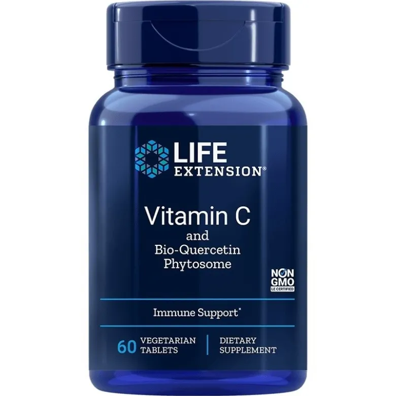 LIFE EXTENSION Witamina C + Kwercytyna 60 tabs.