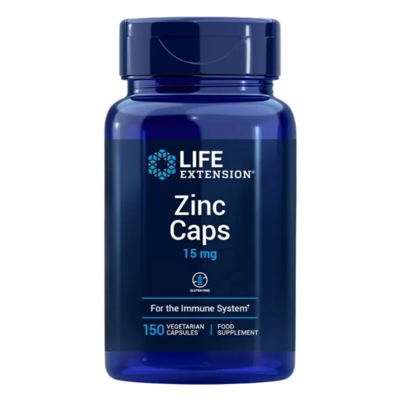 LIFE EXTENSION Zinc 15 mg 150 veg caps.