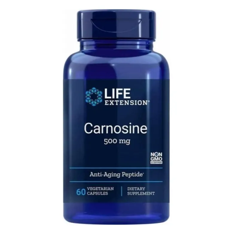 LIFE EXTENTION Carnosine 500 mg 60 veg caps.