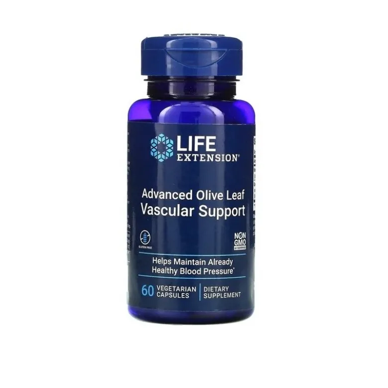 LIVE EXTENSION Advanced Olive Leaf Vascular Supprot 60 veg caps.